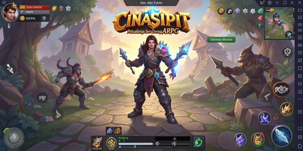 Tangkapan layar gameplay seru dari CINASIPIT di dunia ARPG.