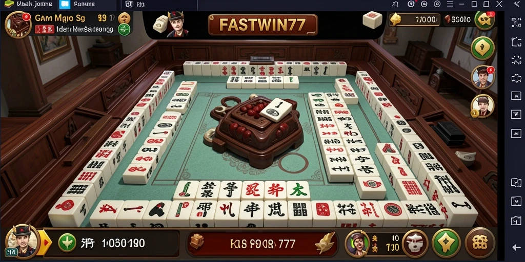 Tampilan gameplay Mahjong yang menarik dan seru di FASTWIN77.