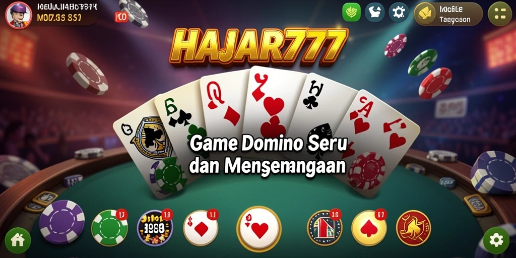 Tampilan menarik dari gameplay seru HAJAR777.