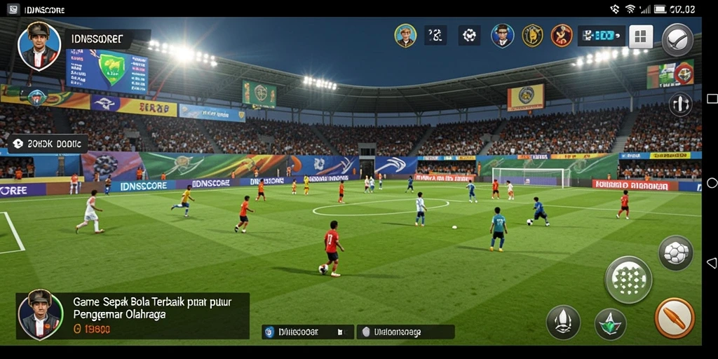Tampilan Gameplay Sepak Bola yang Menarik di IDNSCORE