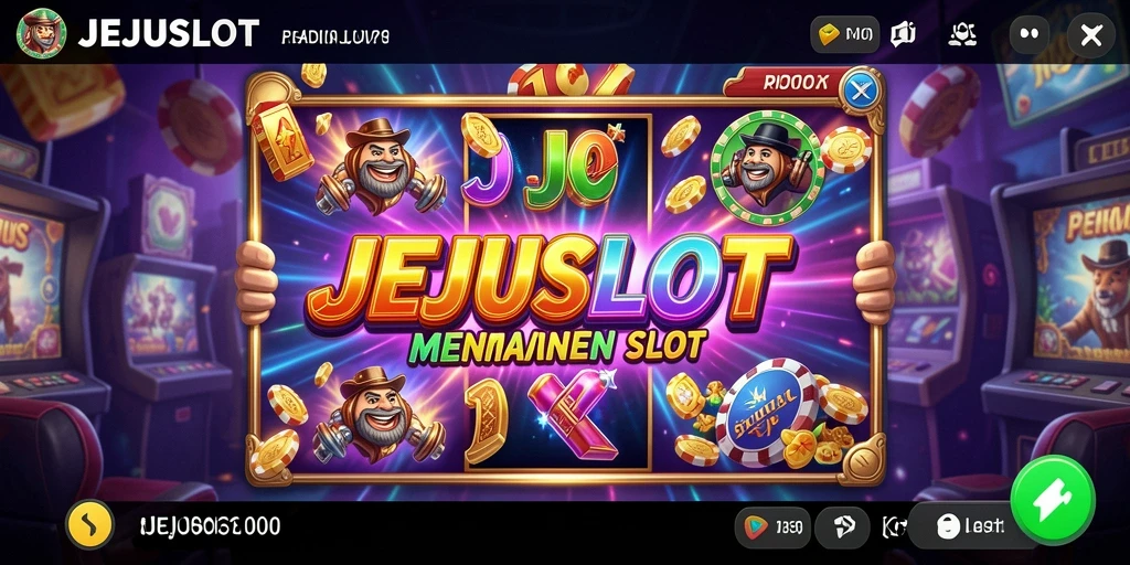Tampilan gameplay JEJUSLOT yang menakjubkan dan interaktif.