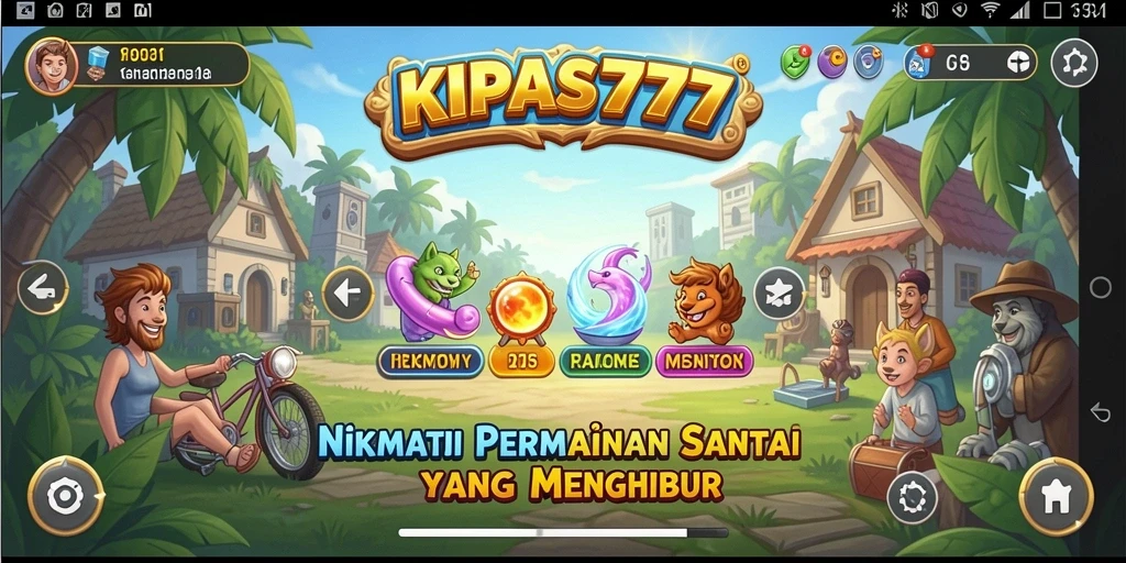 Screenshot dari gameplay KIPAS777 yang menghibur dan penuh warna.