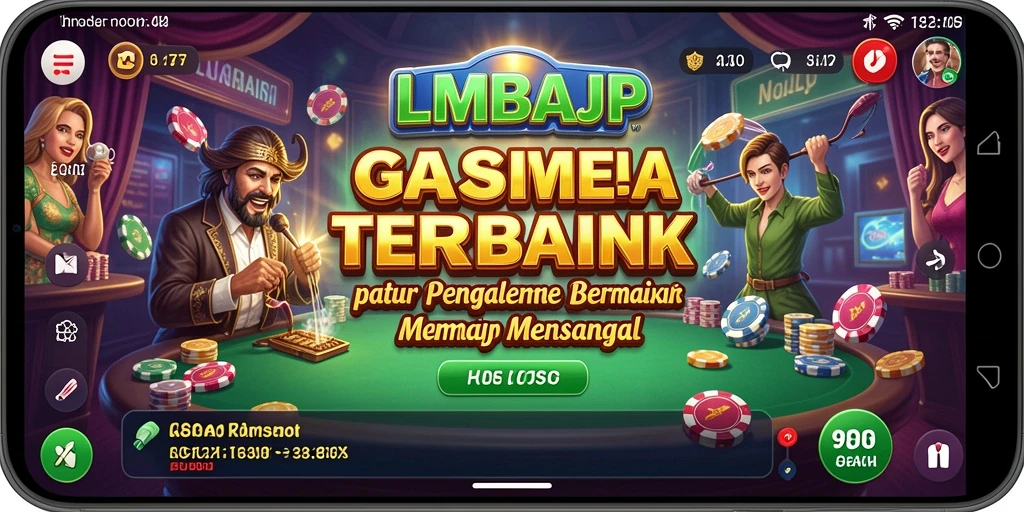 Gameplay mendebarkan LMBAJP dengan berbagai pilihan permainan Kasino.