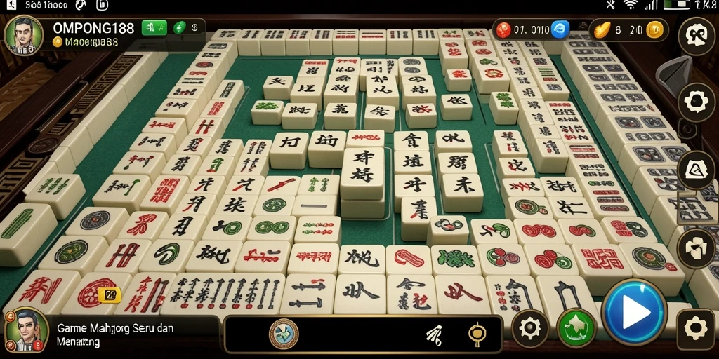 Tampilan gameplay penuh warna dari OMPONG188 yang menarik.