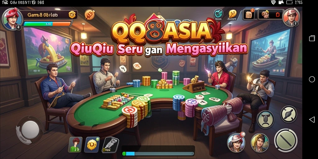 Tampilan gameplay <strong>QQ88ASIA</strong> yang menarik dan seru.