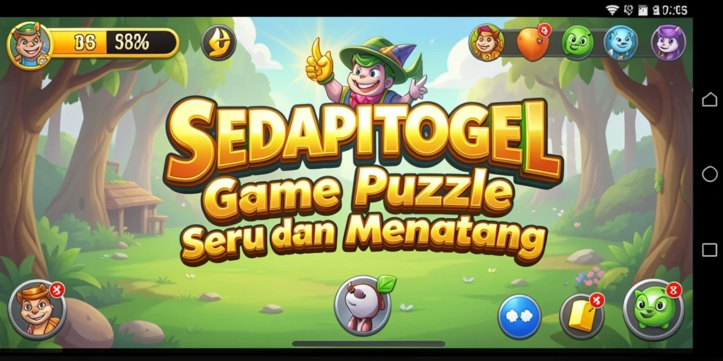Tampilan gameplay SEDAPTOGEL yang menantang dan seru.