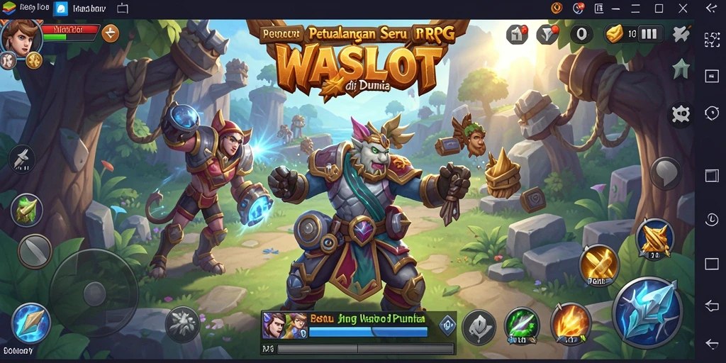Tampilan gameplay WASLOT yang penuh aksi dan petualangan.